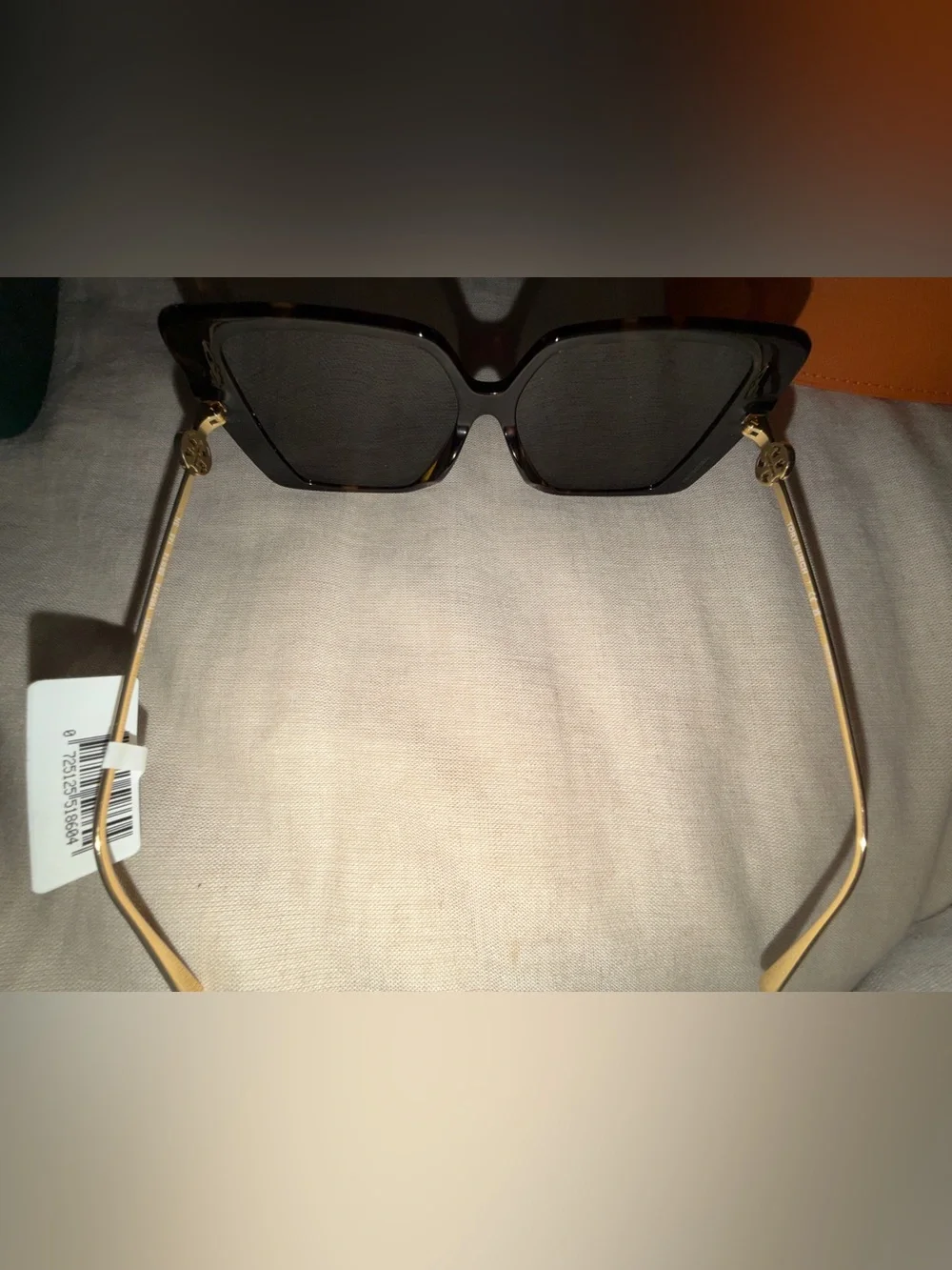 Tory Burch Tortoiseshell Oversized Square Sunglasses - Brown